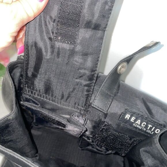 Kenneth Cole Nylon Backpack Black Medium - Picture 8 of 8